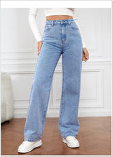High-Rise Wide Leg Baggy Jeans